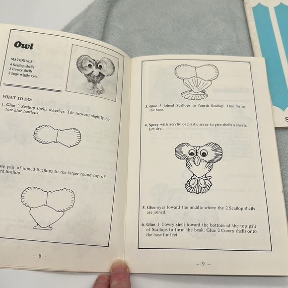 Craft Lot-Shell Craft Creations & Critters 1977 & 1981 & Two Other Books - Picture 8 of 17